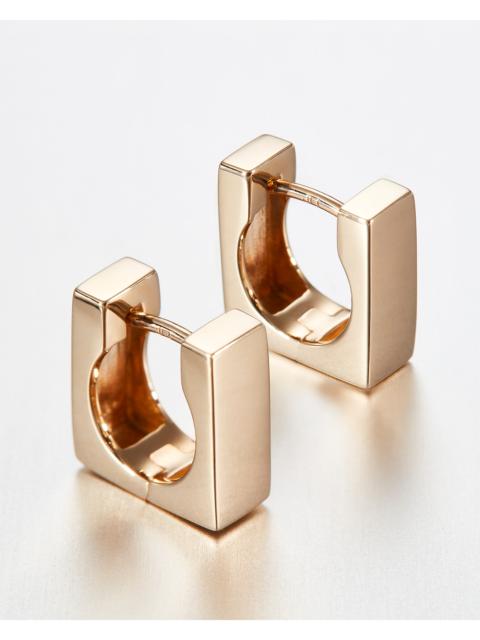 JENNY BIRD 14K Square Huggie Earrings