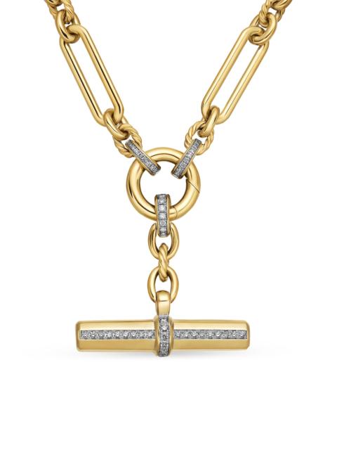DAVID YURMAN Women's Lexington E/W Chain Necklace in 18K Yellow Gold - Diamond