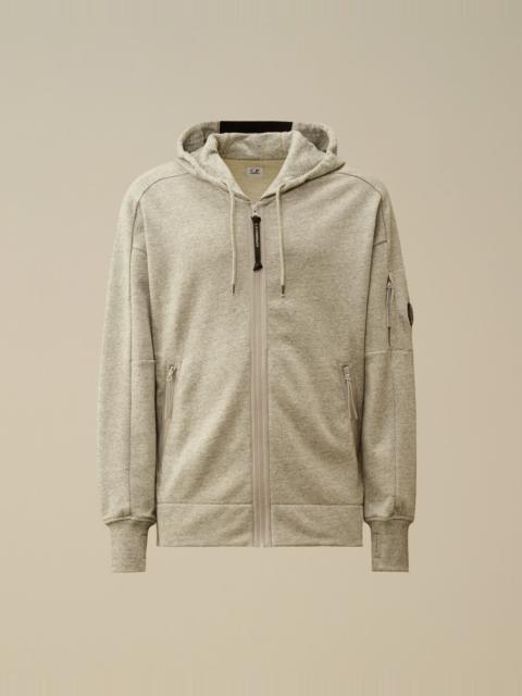 C.P. Company Diagonal Raised Fleece Full Zip Hooded Sweatshirt