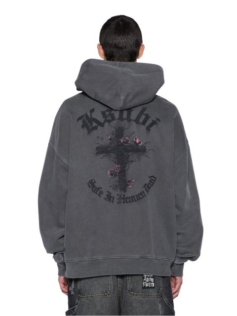 Ksubi THORNED EKCESS HOODIE CHARCOAL