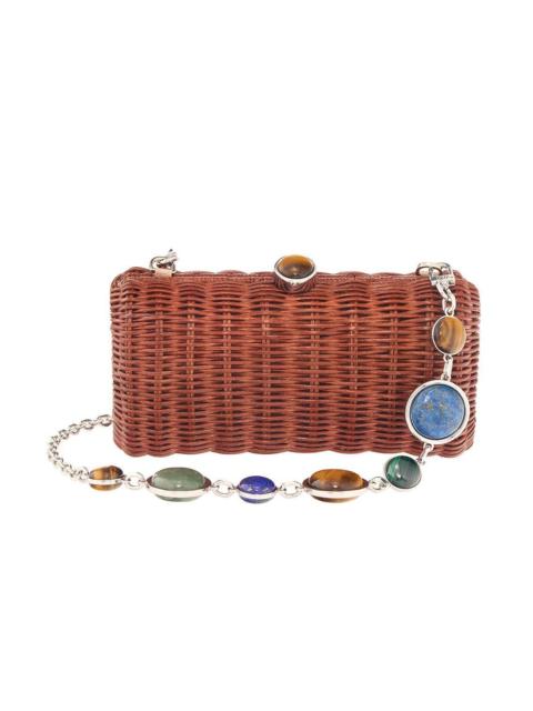 JUDITH LEIBER Poppy Basket Clutch
