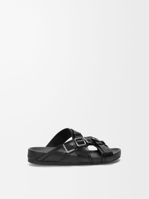Loewe Type Fussbett sandal in vegetable-tanned calfskin