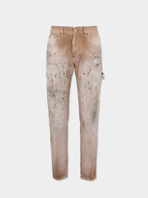 DSQUARED2 MUSHROOM FIELD TEDDY CARPENTER JEANS