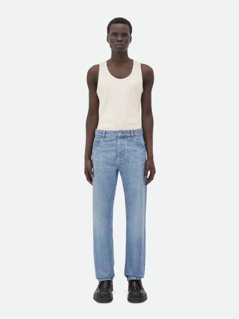 Our Legacy 70s Cut Mid Blue Crease Denim | REVERSIBLE Our Legacy 70s Cut Mid Blue Crease Denim | REVERSIBLE