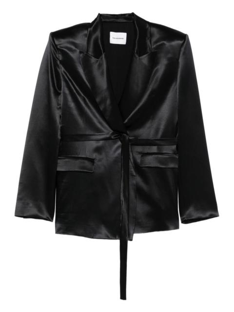 THE ANDAMANE tie-waist pocket blazer