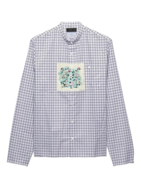 Prada Prada Check-pattern Pocket Shirt