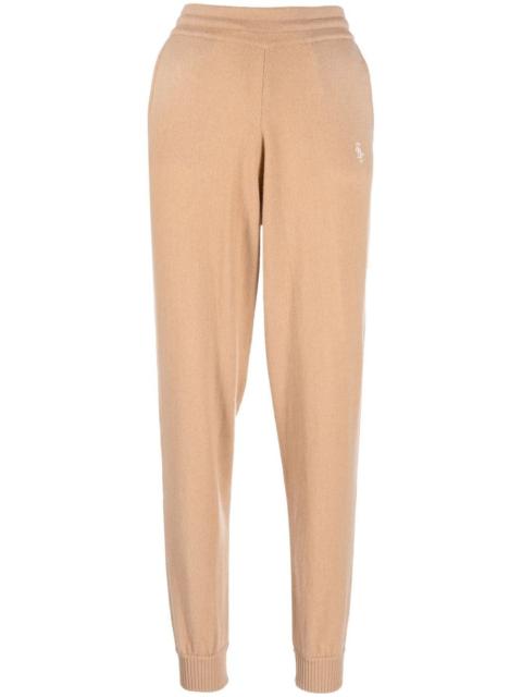 Sporty & Rich logo-embroidered track pants