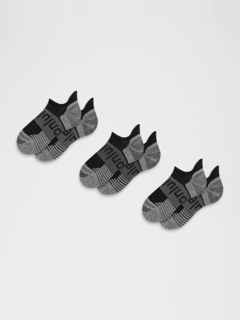 lululemon Unisex Power Stride Cushion Tab Socks *3 Pack