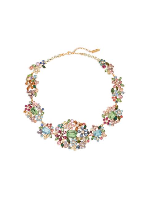 Tudor crystal-embellished necklace