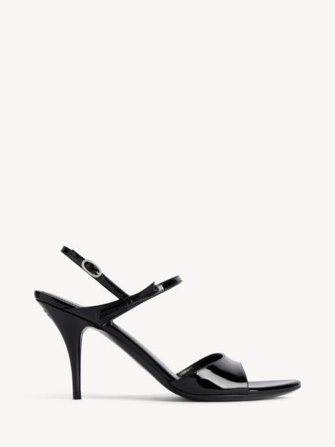 BALENCIAGA Women's Avenue Bow Sandal in Black/silver