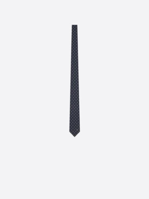 Dior Polka-Dot Print Tie