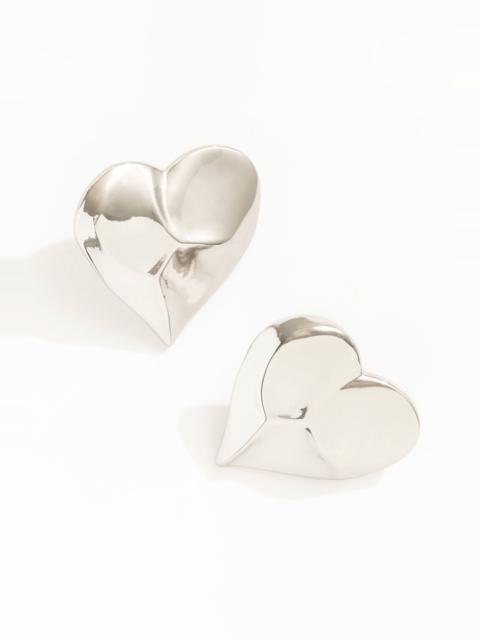 For Love & Lemons Cross Your Heart Stud Earrings