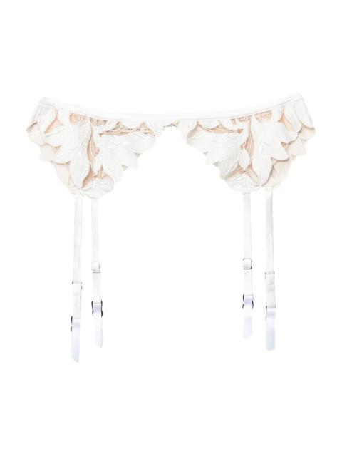 Fleur du Mal Women's Lily Lace Garter - Ivory