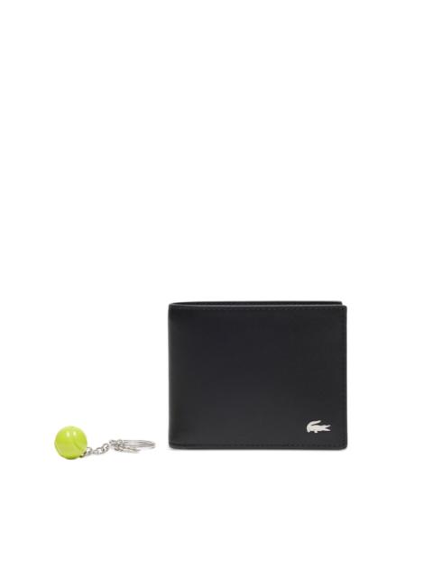 LACOSTE logo leather wallet