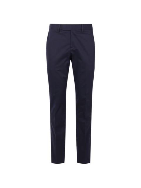 LARDINI central crease trousers