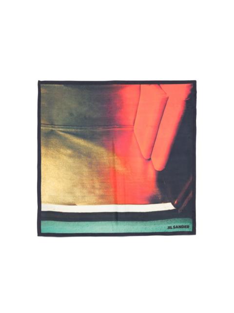 Jil Sander printed scarf
