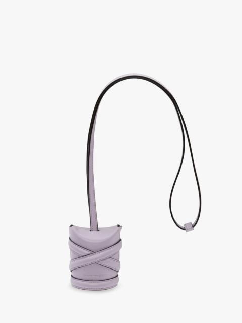 Alexander McQueen The Curve Key Holder in Lilac