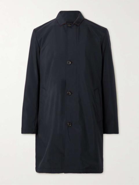 Loro Piana Sebring Windmate Suede-Trimmed Storm System Shell Car Coat