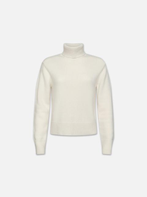 Cashmere Turtleneck Sweater in Cream