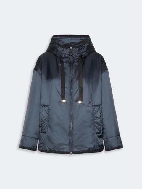 Max Mara CLEO Oversized padded jacket in water-repellent canvas - MIDNIGHTBLUE