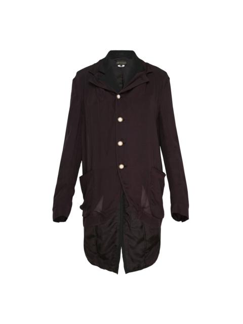 Comme Des Garçons Tailored Longline Pointed Hem Jacket
