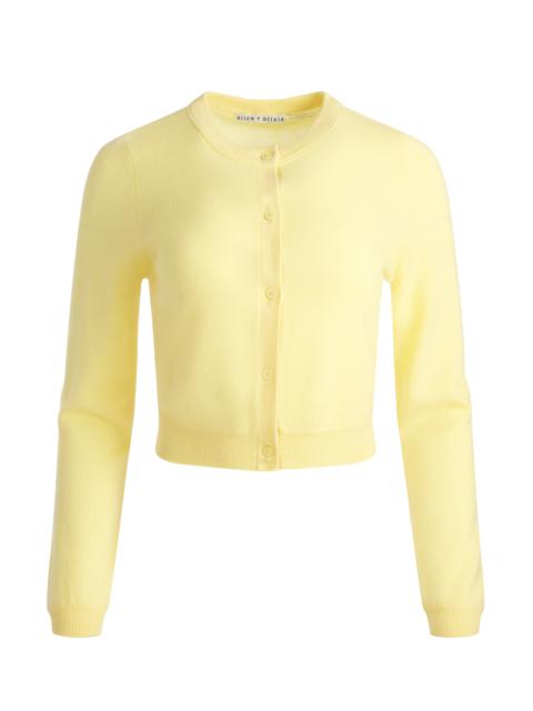 Alice + Olivia DOLLIE CASHMERE CARDIGAN