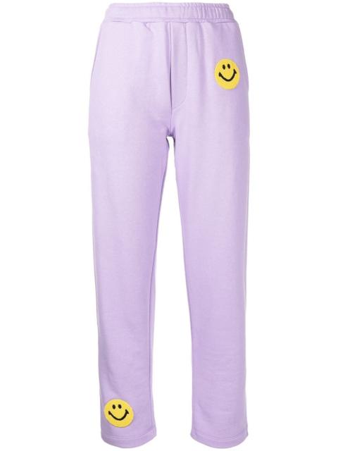 Joshua Sanders smiley face print track pants