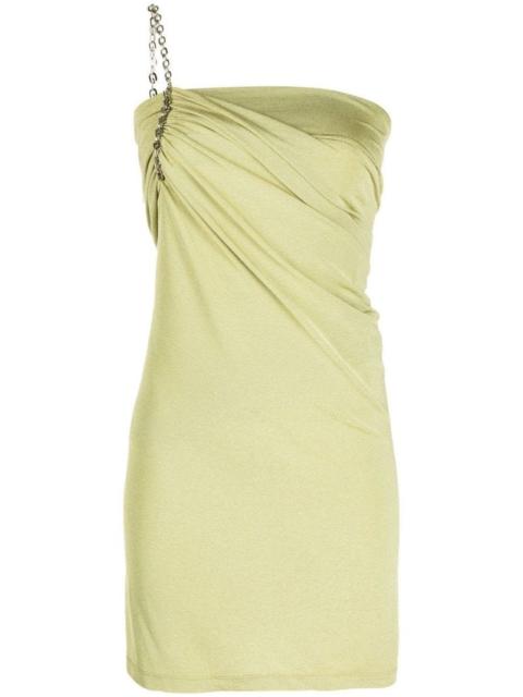Givenchy one-shoulder gathered dress