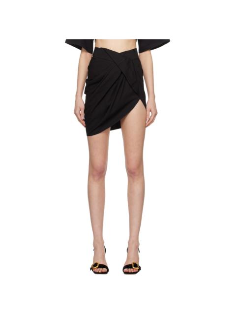 JACQUEMUS Black Les Classiques 'La Mini Jupe Saudade' Miniskirt