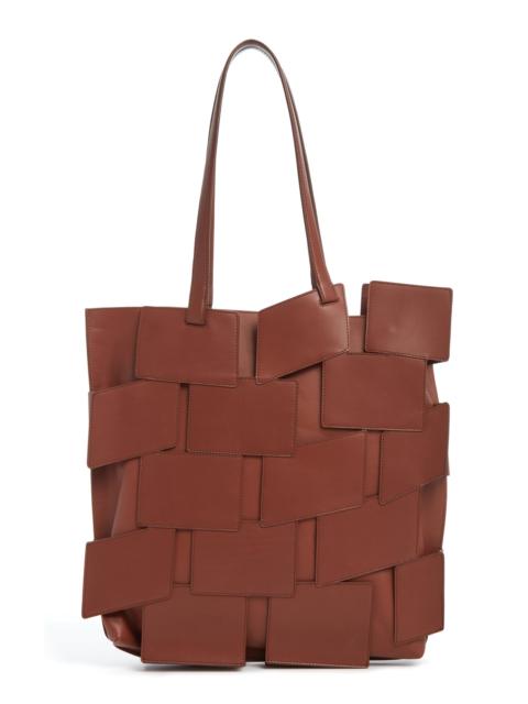 GABRIELA HEARST Lacquered Leather Tote brown