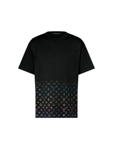 Louis Vuitton Monogram Gradient Embellished Short-Sleeved Crewneck