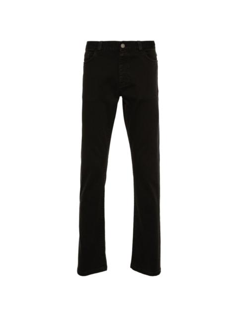 logo-patch trousers