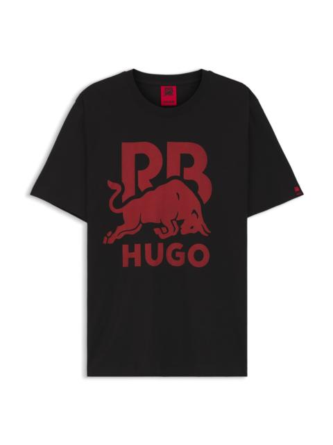 HUGO HUGO X RB COTTON T-SHIRT WITH BULL MOTIF