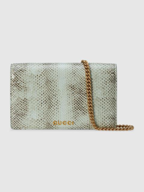 GUCCI Chain python wallet with Gucci script