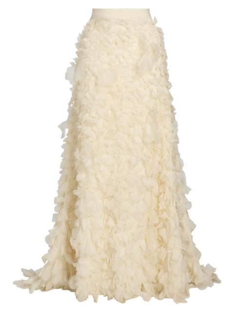 TWP Women's Cry Me A River Silk Maxi Skirt - Antique Ivory