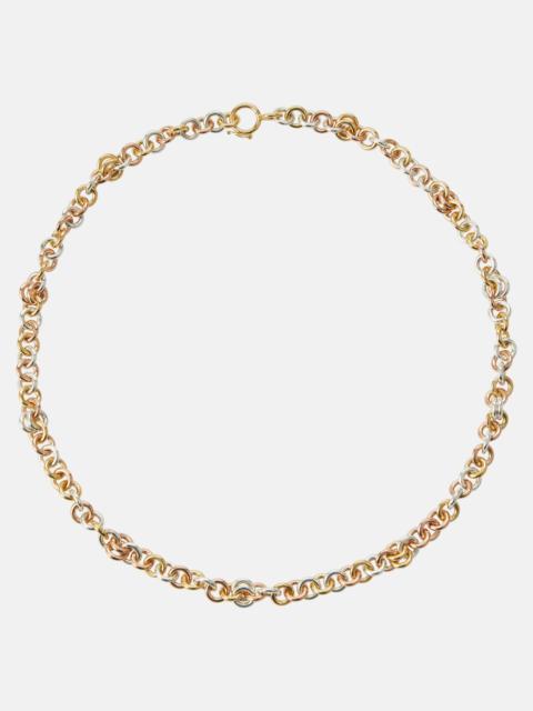 Spinelli Kilcollin Serpens 18kt gold, rose gold and sterling silver chain necklace