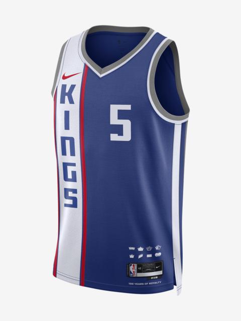 Nike De'Aaron Fox Sacramento Kings City Edition 2023/24 Nike Men's Dri-FIT NBA Swingman Jersey