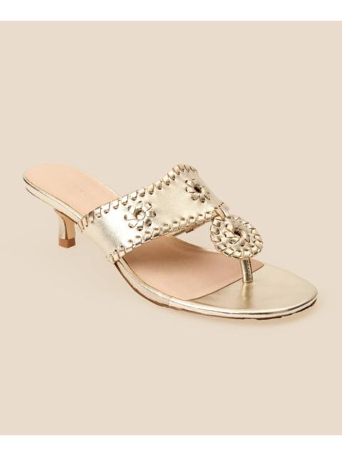 Brooks Brothers Jack Rogers Kitten-Heel Sandals