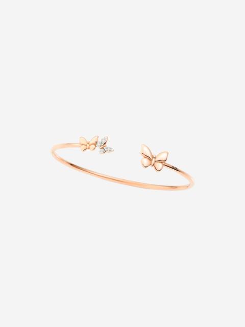 DoDo Gold & Diamond Butterfly Cuff Bracelet