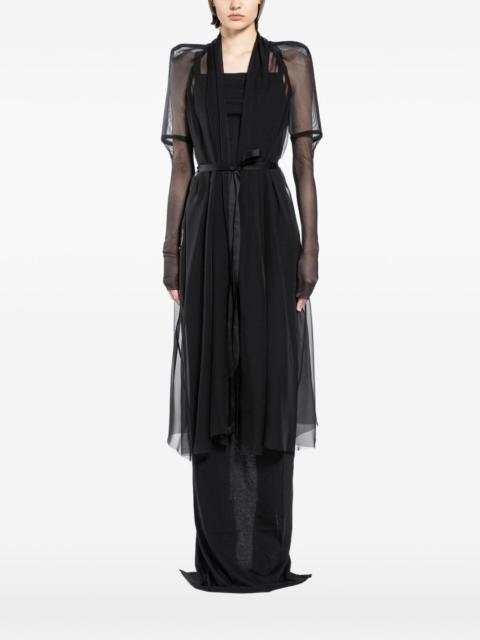 Rick Owens Metro tie-waist coat