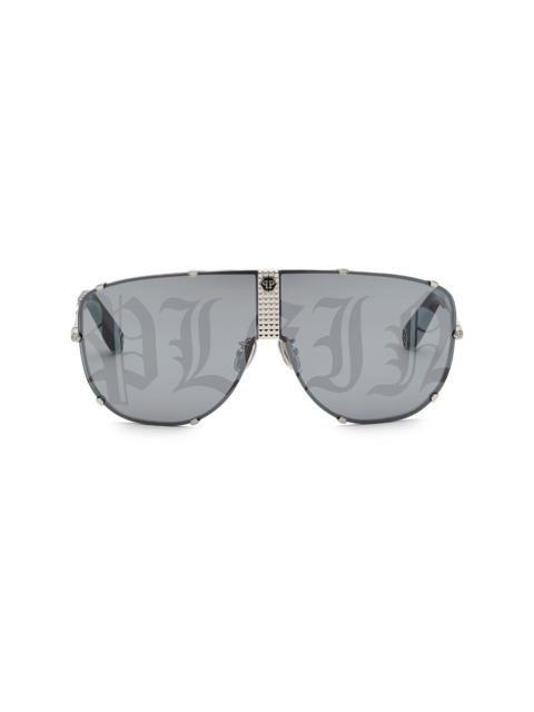 PHILIPP PLEIN Stud pilot-frame sunglasses