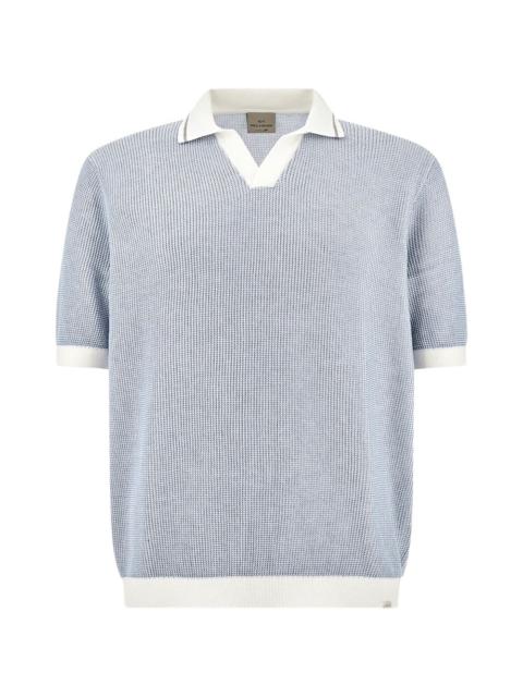 Paul & Shark open-collar cotton T-shirt