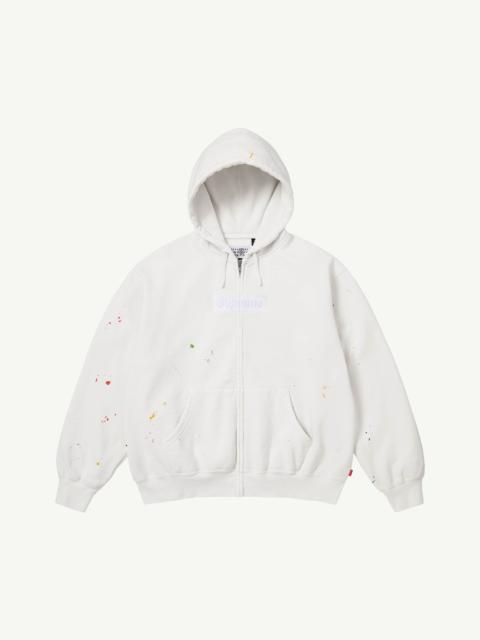 MM6 Maison Margiela Supreme®/MM6 Maison Margiela Box Logo Zip Up Hooded Sweatshirt