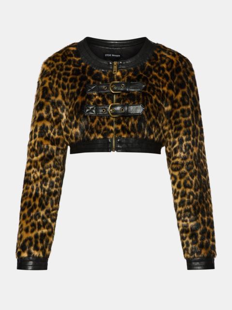 STEVE MADDEN FELICITEY JACKET LEOPARD