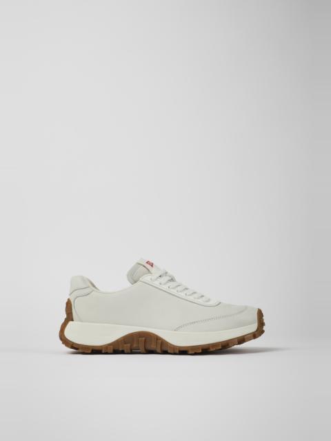 CAMPER Drift Trail White Leather Sneakers for Women.