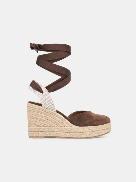 dolce vita NOURA WEDGES DK BROWN SUEDE