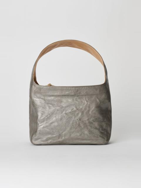 Our Legacy Brick Bag Metallic Oyster Sheepskin