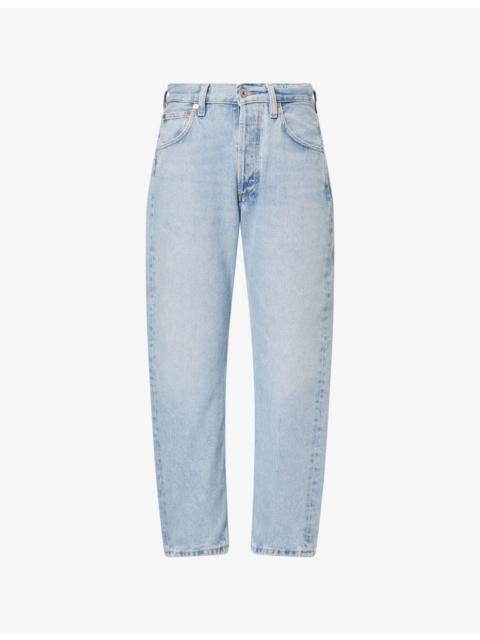 Winslow Crop Straight-Leg Denim Jeans