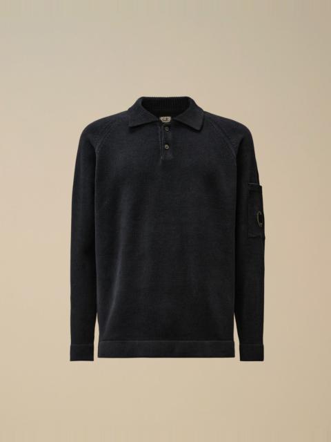C.P. Company Chenille Cotton Polo Knit
