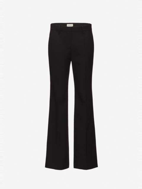 MAGDA BUTRYM Flared tailored trousers in black